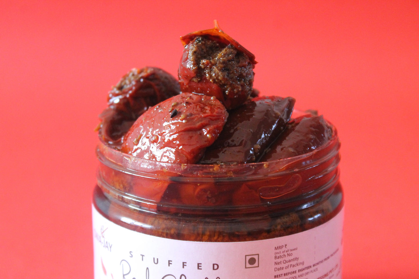 Swa-Jay Stuffed Red Chilli Pickle 300 g
