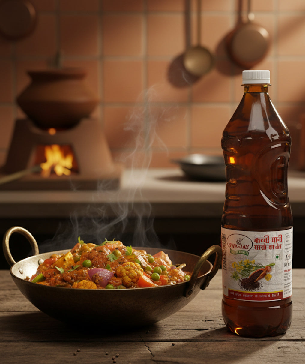 Swa-Jay Kachi Ghani Mustard Oil 1 litre