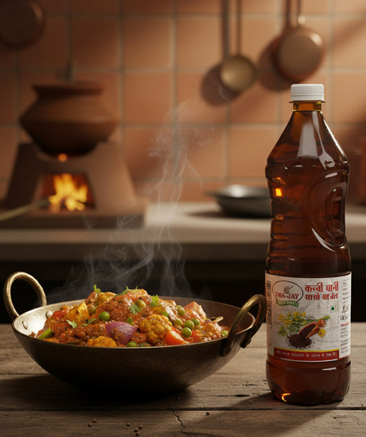 Swa-Jay Kachi Ghani Mustard Oil 1 litre