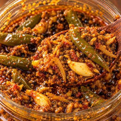 Swa-Jay Mixed Ginger Garlic Green Chilli Pickle 300 g