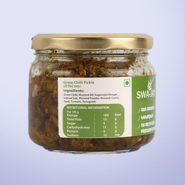 Swa-Jay Green Chilli Pickle 300 g