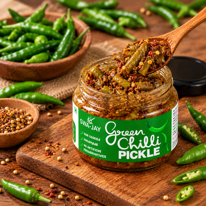 Swa-Jay Green Chilli Pickle 300 g