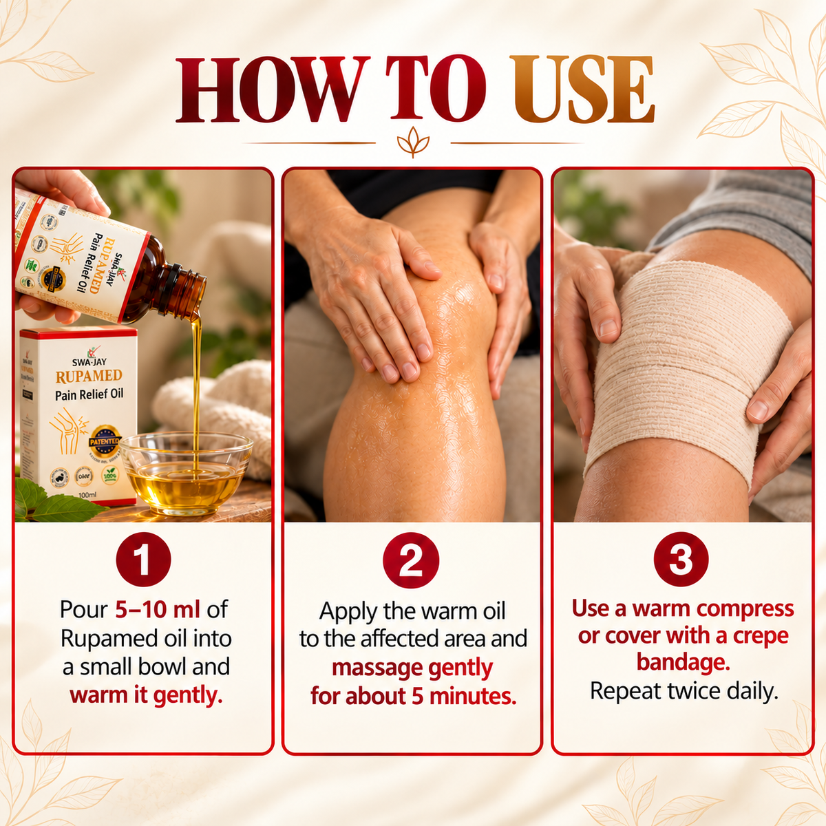 Swa-Jay Rupamed: Pain Relief Oil