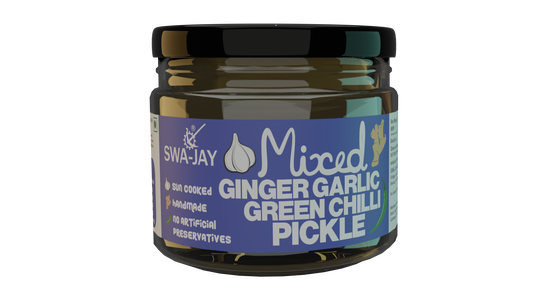 Swa-Jay Mixed Ginger Garlic Green Chilli Pickle 300 g